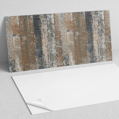 Panou decorativ perete dreptunghiular Scânduri naturale într-un design minimalist