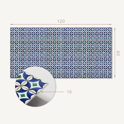 Panou decorativ dreptunghiular Motiv geometric cu gresie