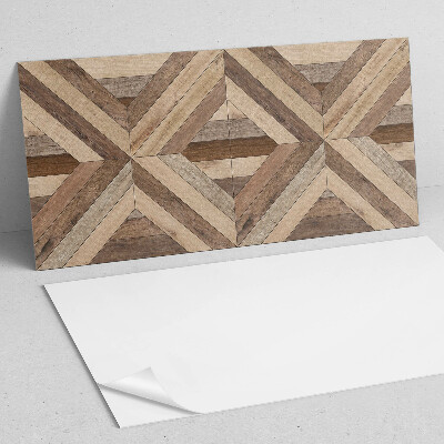 Panou decorativ bucatarie Panouri din lemn intr-un stil abstract
