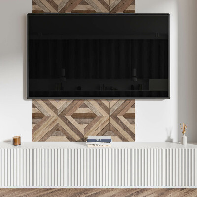 Panou decorativ bucatarie Panouri din lemn intr-un stil abstract