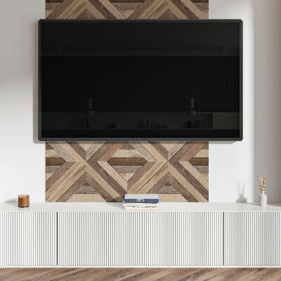 Panou decorativ bucatarie Panouri din lemn intr-un stil abstract