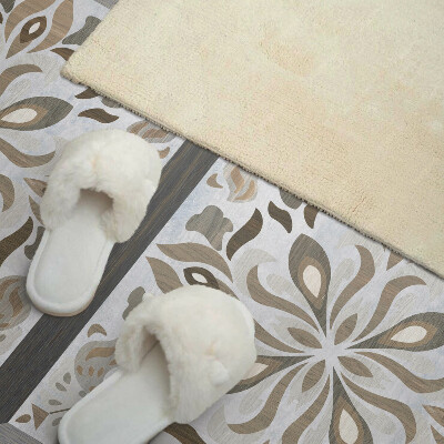 Panou decorativ perete dreptunghiular Motiv floral simetric