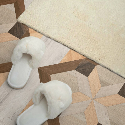 Panou decorativ dreptunghiular Forme într-un pătrat geometric