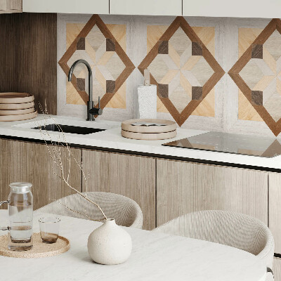 Panou decorativ dreptunghiular Forme într-un pătrat geometric