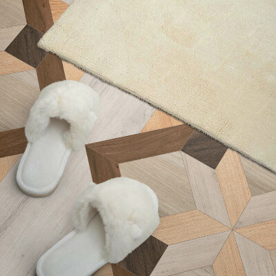 Panou decorativ dreptunghiular Forme într-un pătrat geometric