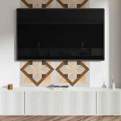 Panou decorativ dreptunghiular Forme într-un pătrat geometric