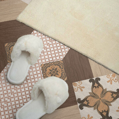 Panou decorativ perete dreptunghiular Model de mozaic cu detalii decorative