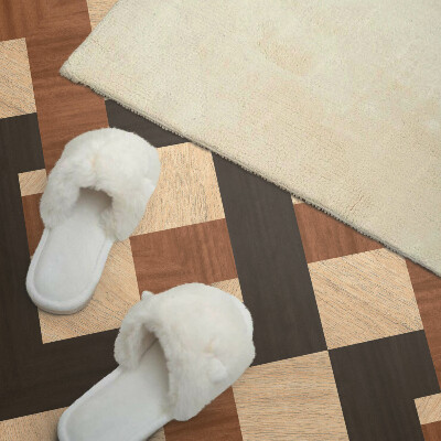 Panou decorativ dreptunghiular Motiv geometric din lemn