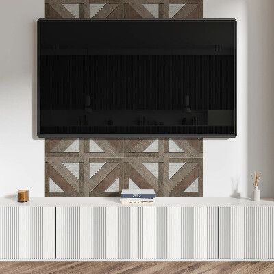 Panou decorativ dreptunghiular Geometria structurilor naturale