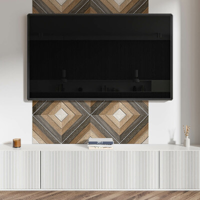 Panou decorativ bucatarie Romburi geometrice într-un stil modern