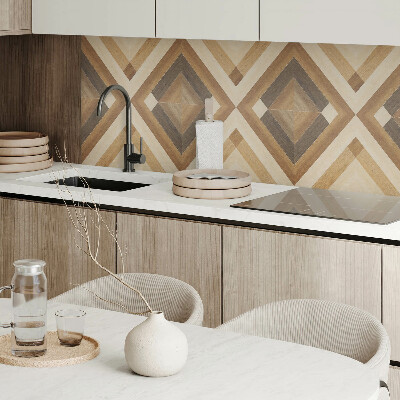 Panou decorativ perete dreptunghiular Motiv geometric în carouri