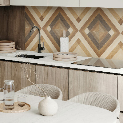 Panou decorativ perete dreptunghiular Motiv geometric în carouri