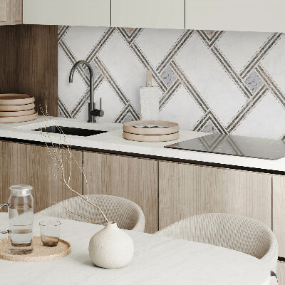Panou decorativ perete dreptunghiular Construirea liniilor geometrice