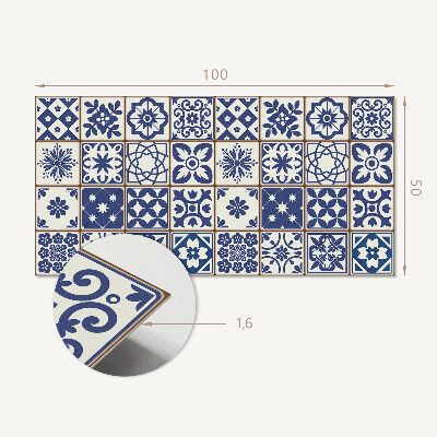 Panou decorativ dreptunghiular Motive decorative cu gresie