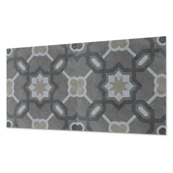 Panou decorativ bucatarie Model de plăci în stil geometric