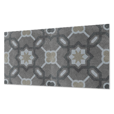 Panou decorativ bucatarie Model de plăci în stil geometric