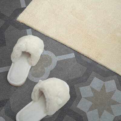 Panou decorativ bucatarie Model de plăci în stil geometric