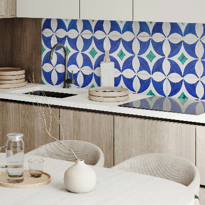 Panou decorativ dreptunghiular Modele de plăci în stil geometric