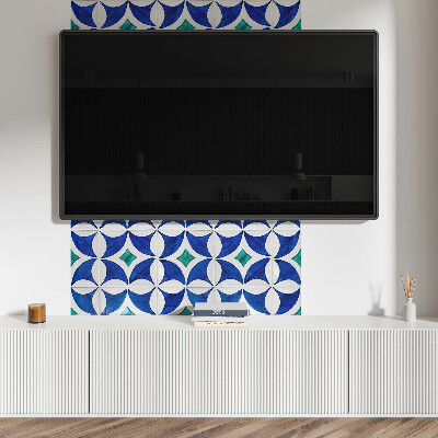 Panou decorativ dreptunghiular Modele de plăci în stil geometric