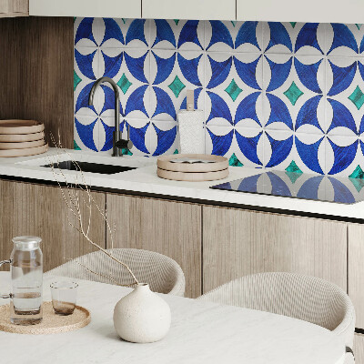 Panou decorativ dreptunghiular Modele de plăci în stil geometric