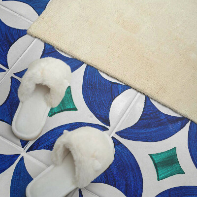 Panou decorativ dreptunghiular Modele de plăci în stil geometric