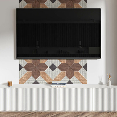 Panou decorativ dreptunghiular Geometrie într-o versiune modernă