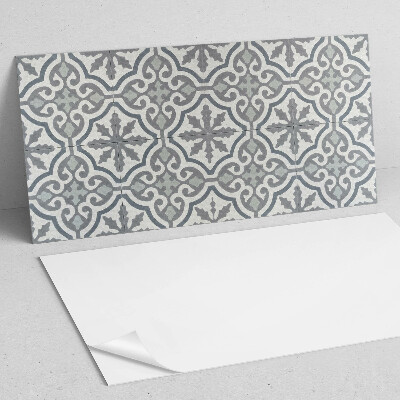 Panou decorativ bucatarie Model de mozaic cu detalii decorative