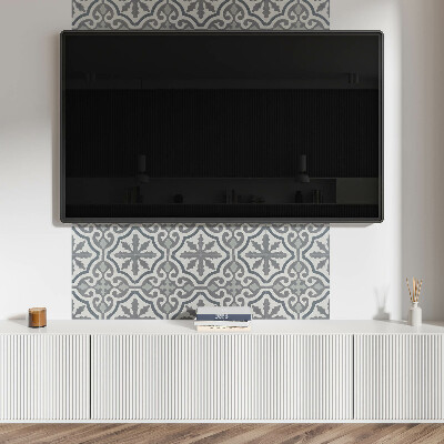Panou decorativ bucatarie Model de mozaic cu detalii decorative