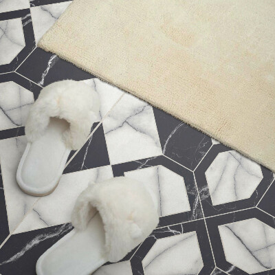 Panou decorativ perete dreptunghiular Model de marmură în forme geometrice