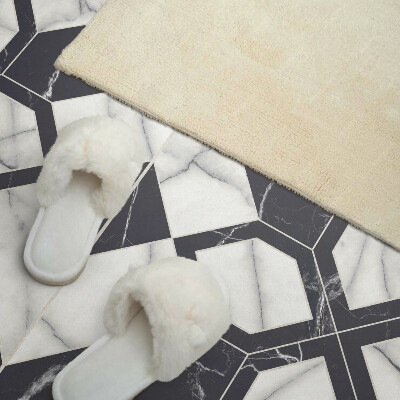 Panou decorativ perete dreptunghiular Model de marmură în forme geometrice