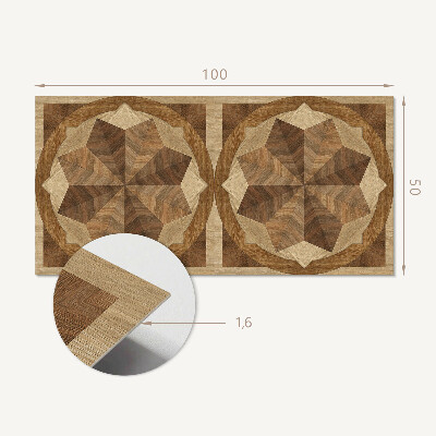 Panou decorativ dreptunghiular Motiv geometric complex
