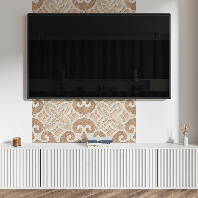 Panou decorativ bucatarie Motiv floral cu detalii decorative
