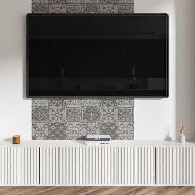 Panou decorativ dreptunghiular compozi?ii cu gresie 3x3