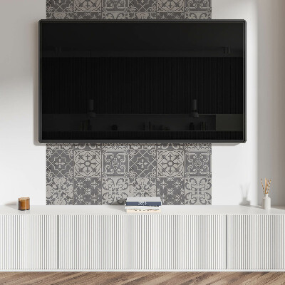 Panou decorativ dreptunghiular compozi?ii cu gresie 3x3