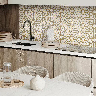 Panou decorativ perete dreptunghiular Model geometric cu stele