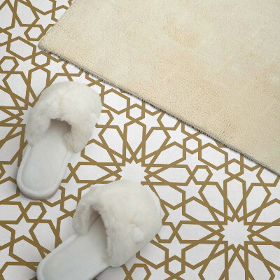 Panou decorativ perete dreptunghiular Model geometric cu stele