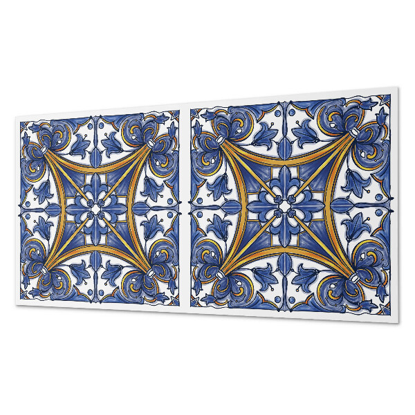 Panou decorativ dreptunghiular Planta?i ornamente într-un stil armonios