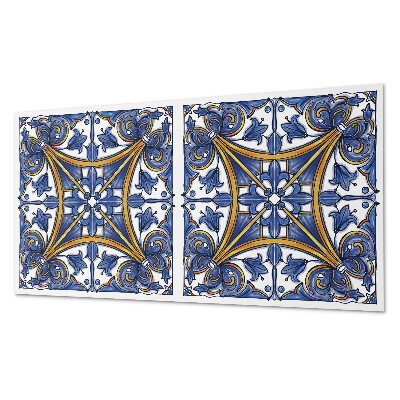Panou decorativ dreptunghiular Planta?i ornamente într-un stil armonios
