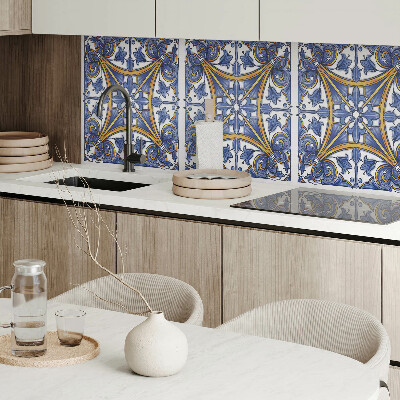 Panou decorativ dreptunghiular Planta?i ornamente într-un stil armonios