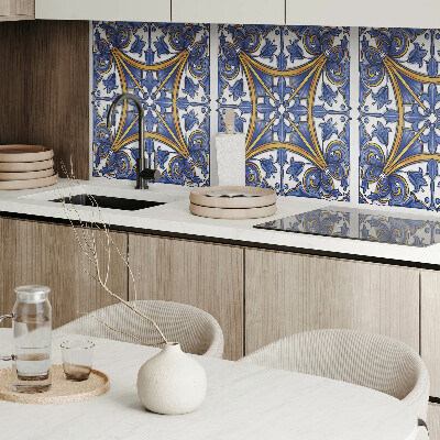 Panou decorativ dreptunghiular Planta?i ornamente într-un stil armonios