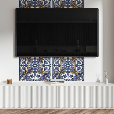 Panou decorativ dreptunghiular Planta?i ornamente într-un stil armonios