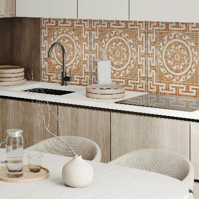 Panou decorativ dreptunghiular Model de mozaic cu cercuri