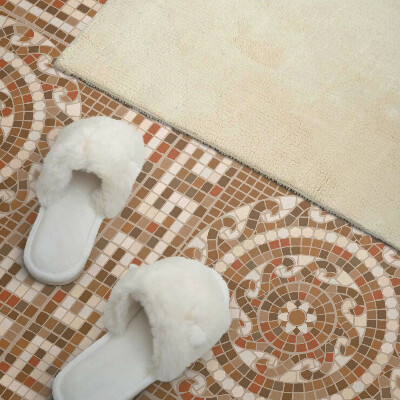 Panou decorativ dreptunghiular Model de mozaic cu cercuri