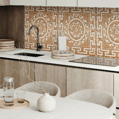 Panou decorativ dreptunghiular Model de mozaic cu cercuri