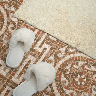 Panou decorativ dreptunghiular Model de mozaic cu cercuri