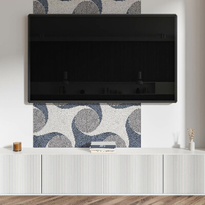 Panou decorativ dreptunghiular Abstrac?ia mozaică