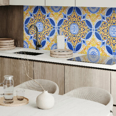 Panou decorativ bucatarie Model decorativ floral