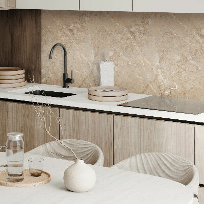Panou decorativ bucatarie Model de marmură într-un stil natural
