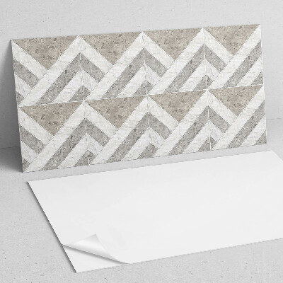 Panou decorativ perete dreptunghiular Model geometric în plăci