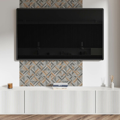 Panou decorativ bucatarie Motiv geometric triunghiular